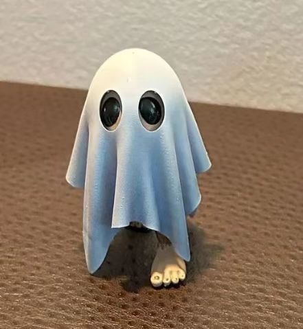 Halloween Ornaments Creative Cute Ghost Resin Crafts B Ghost Ornaments