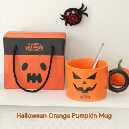 Halloween Mug Pumpkin Shape Cup