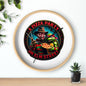 A Pizza Party on Elm Street Wall Clock