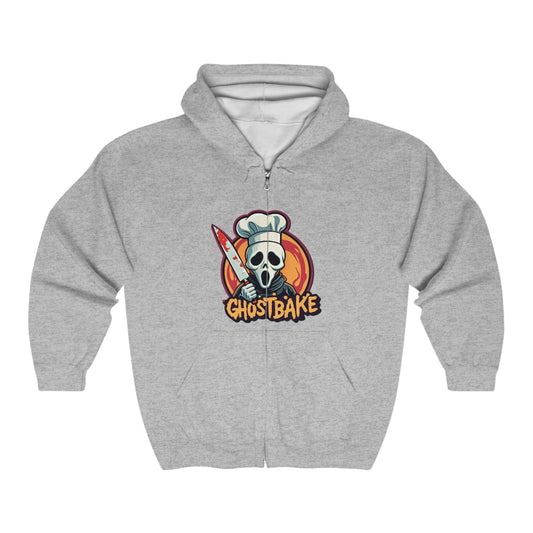 Sudadera unisex con capucha y cremallera completa Heavy Blend™ de Ghostbake