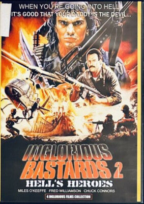 4 Inglorious Films Collection DVD w/ Inglorious Bastards 2: Hell's Heroes *GR1 image 0