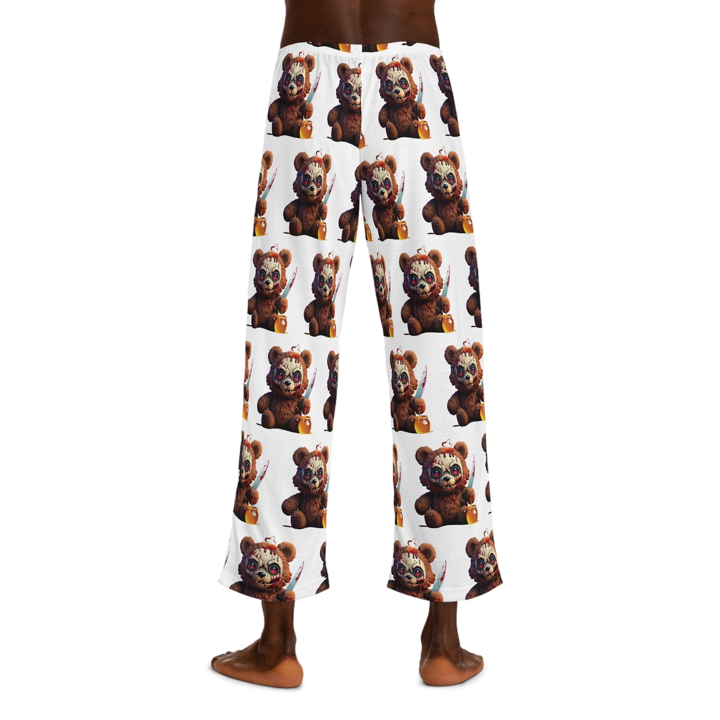 Pooh's Dark Harvest All-Over Pattern Men's Pajama Pants (AOP)