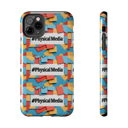 #PhysicalMedia Pattern Tough Phone Case