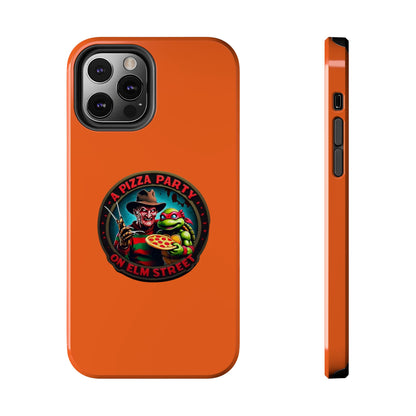 A Pizza Party on Elm Street Tough Phone Cases