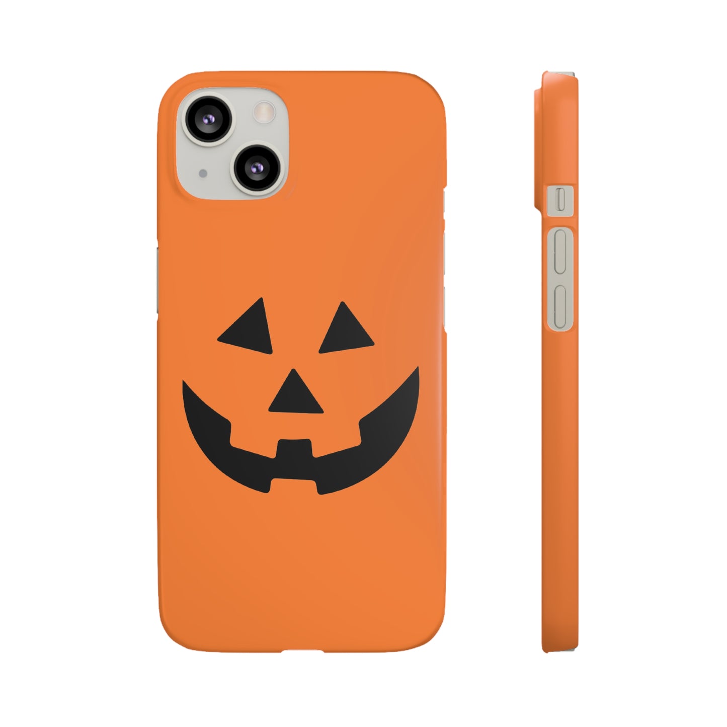 Estuche para teléfono con forma de calabaza tradicional y fundas a presión