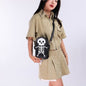 Halloween Skull Shoulder Bag Girls Fashion Funny Cute Messenger Crossbody Bags Women Small Phone Bag