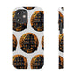 Haunted Halloween House Pattern Slim Phone Cases