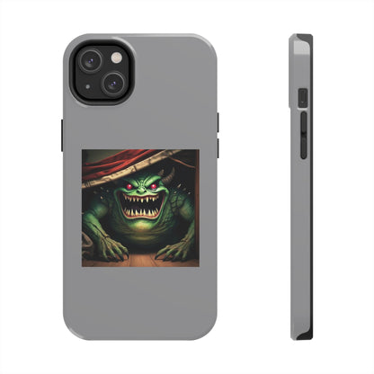 Sock Thief Monster Under the Bed Design Tough Phone Cases