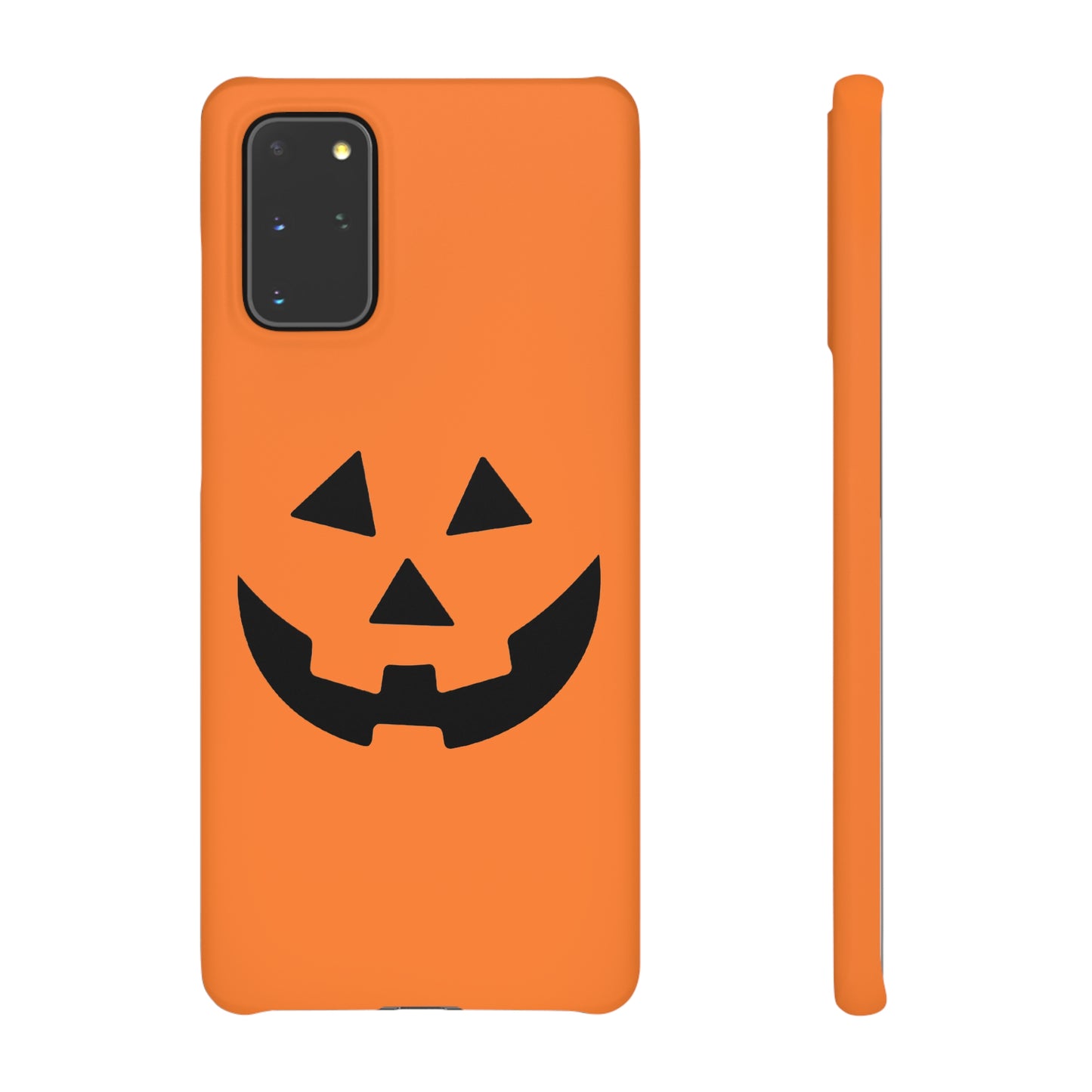 Estuche para teléfono con forma de calabaza tradicional y fundas a presión