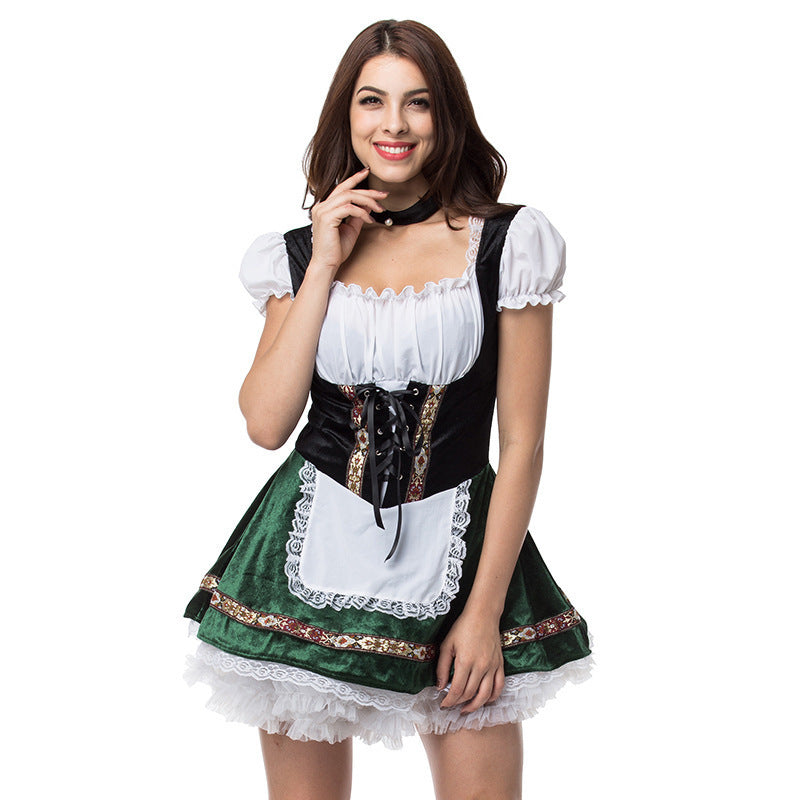 Halloween Beer Girl Dress 31644 Green