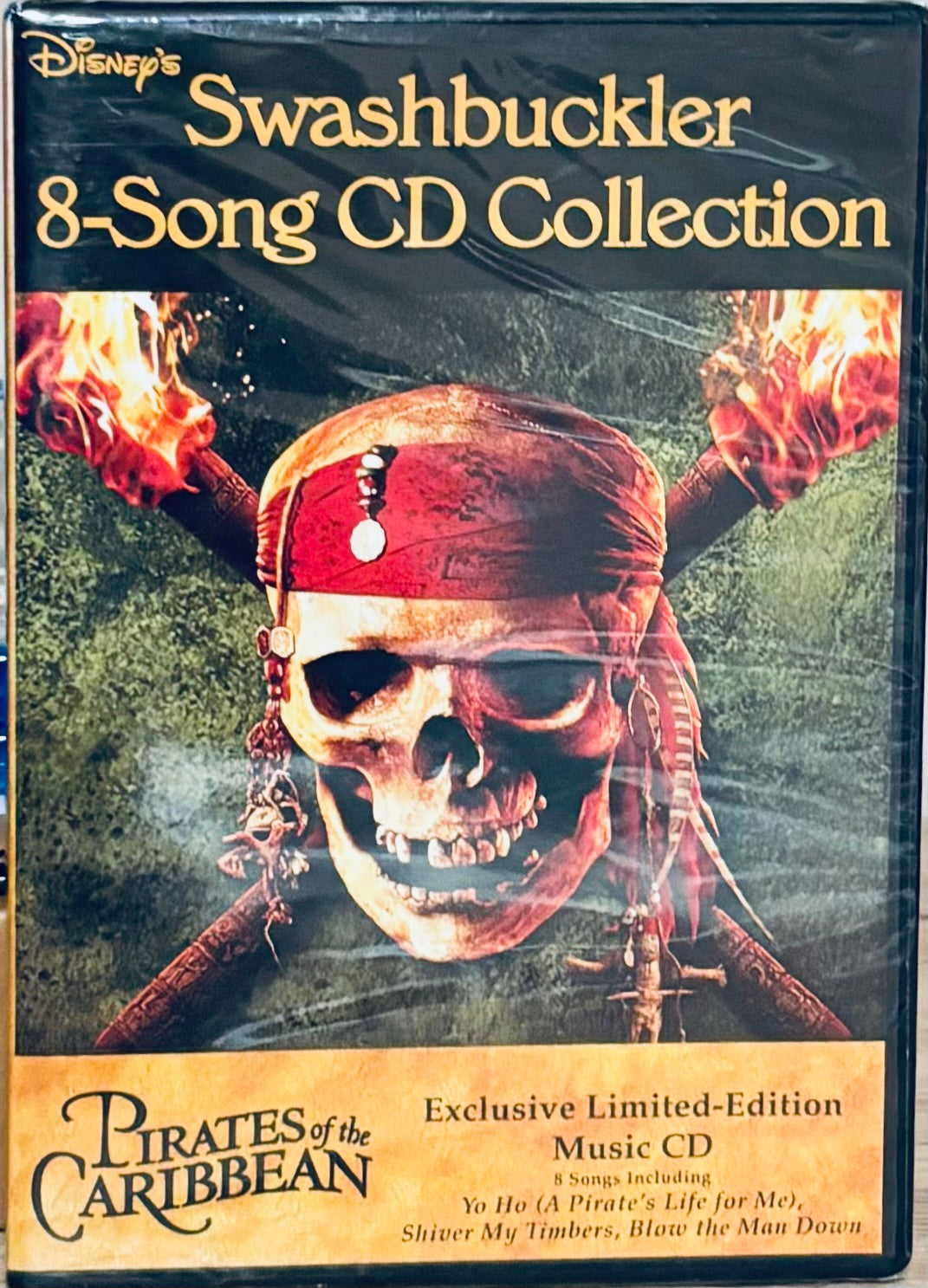 Swashbuckler - Pirates of the Caribbean - 8 Song CD Collection Brand NEW