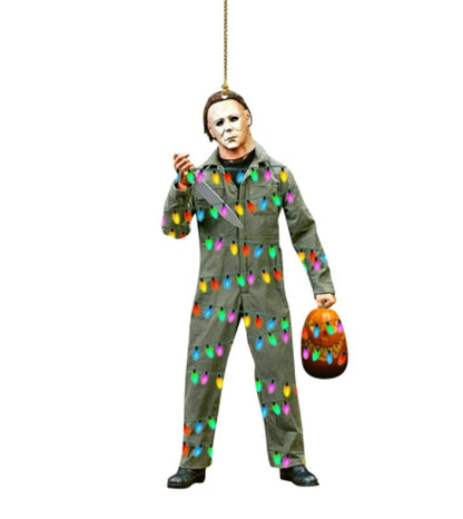 Halloween Horror Movie Character Pumpkin Pendant C