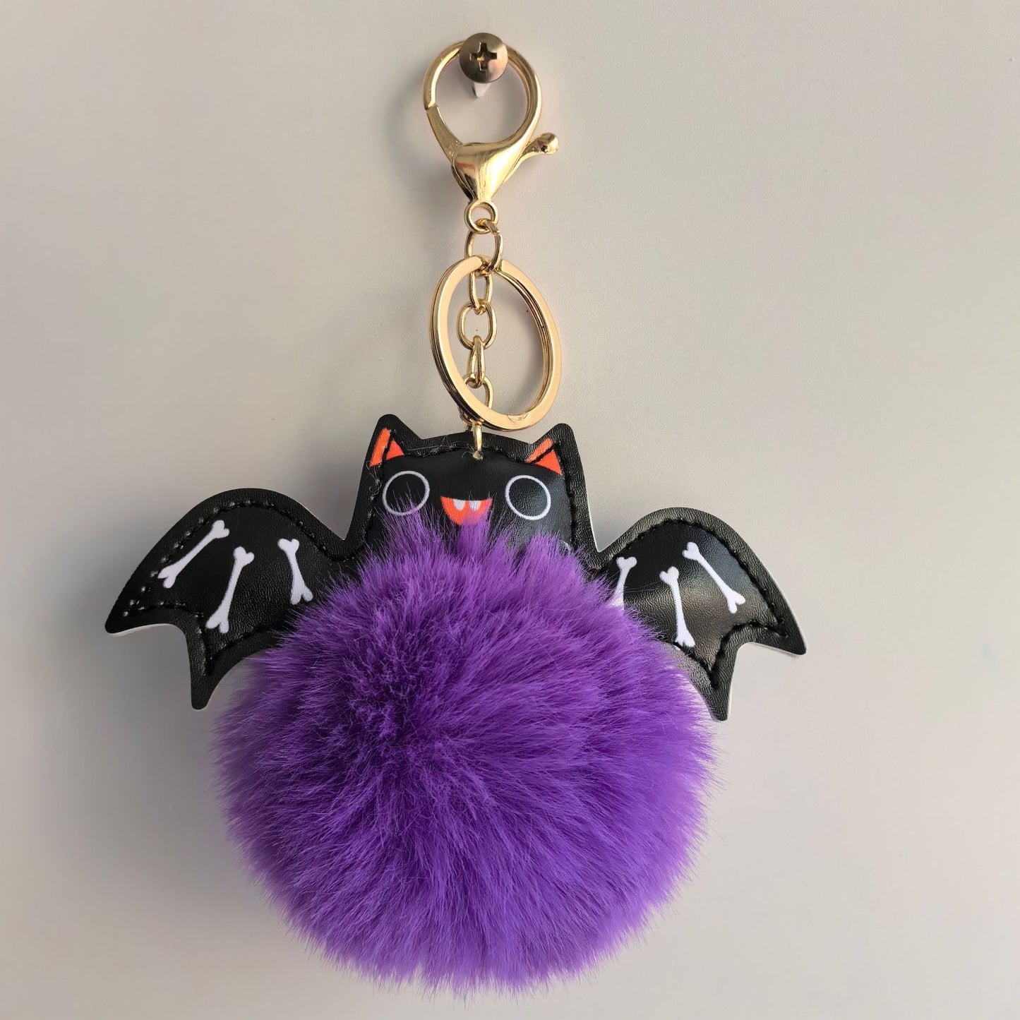 Summer Halloween Keychain Cartoon Leather