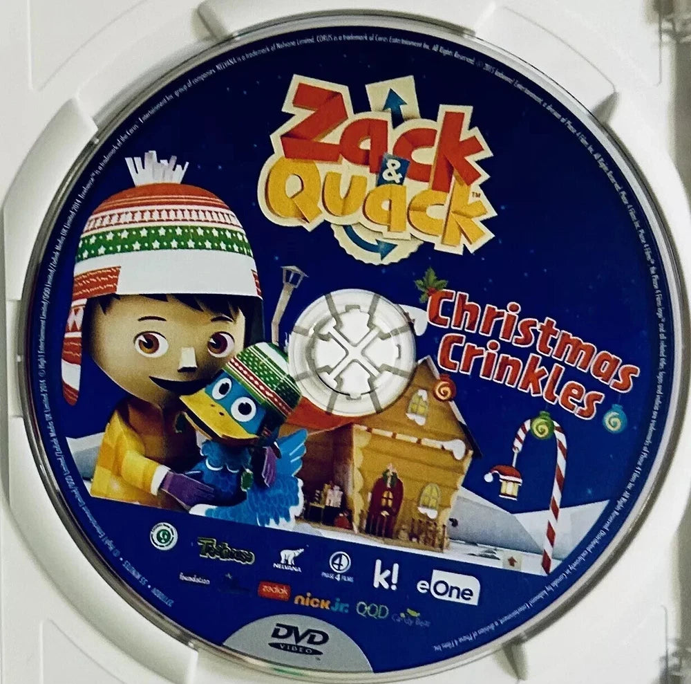 Zack & Quack: Christmas Crinkles (DVD, 2014) 5 Episodes Animation eOne *GR1 image 2