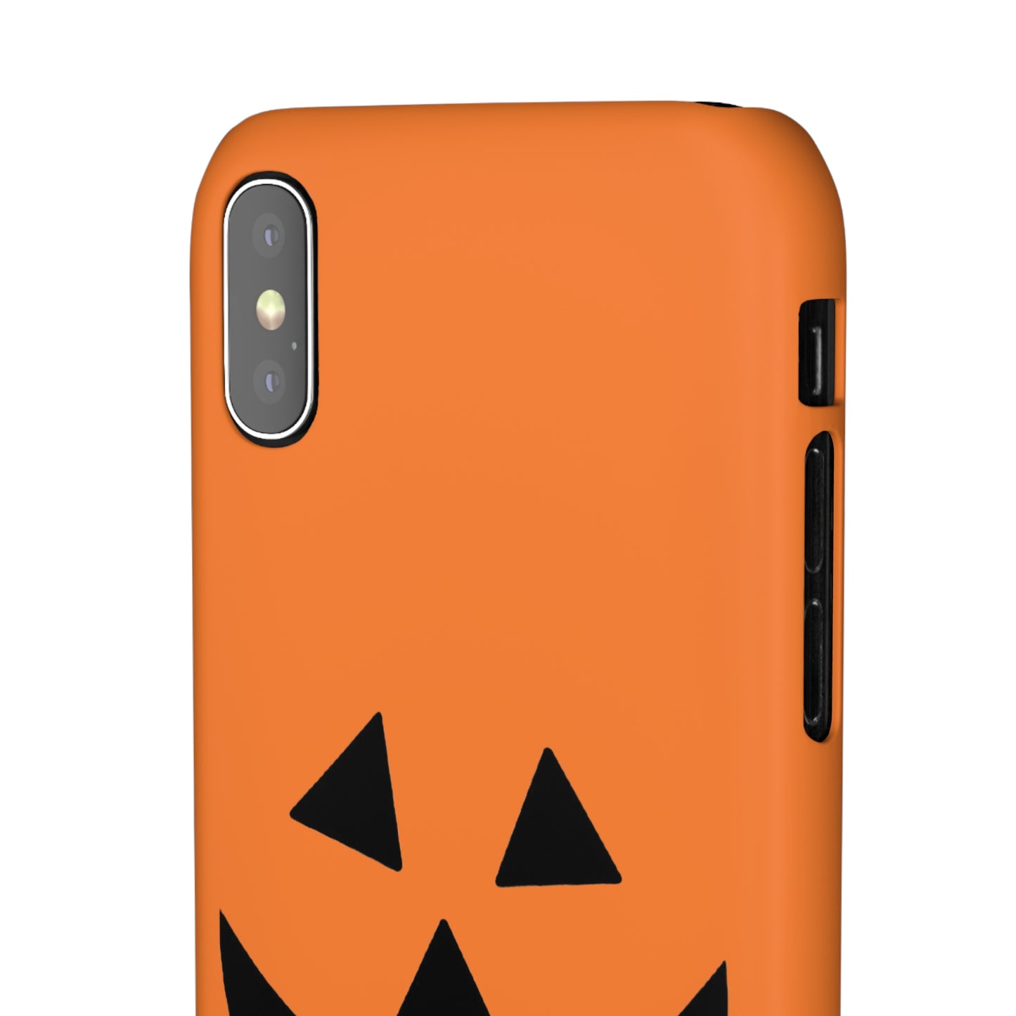 Estuche para teléfono con forma de calabaza tradicional y fundas a presión