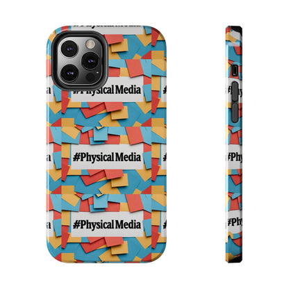 #PhysicalMedia Pattern Tough Phone Case