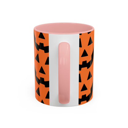 Traditional Jack-o'-Lantern Accent Coffee Mug (11, 15oz)