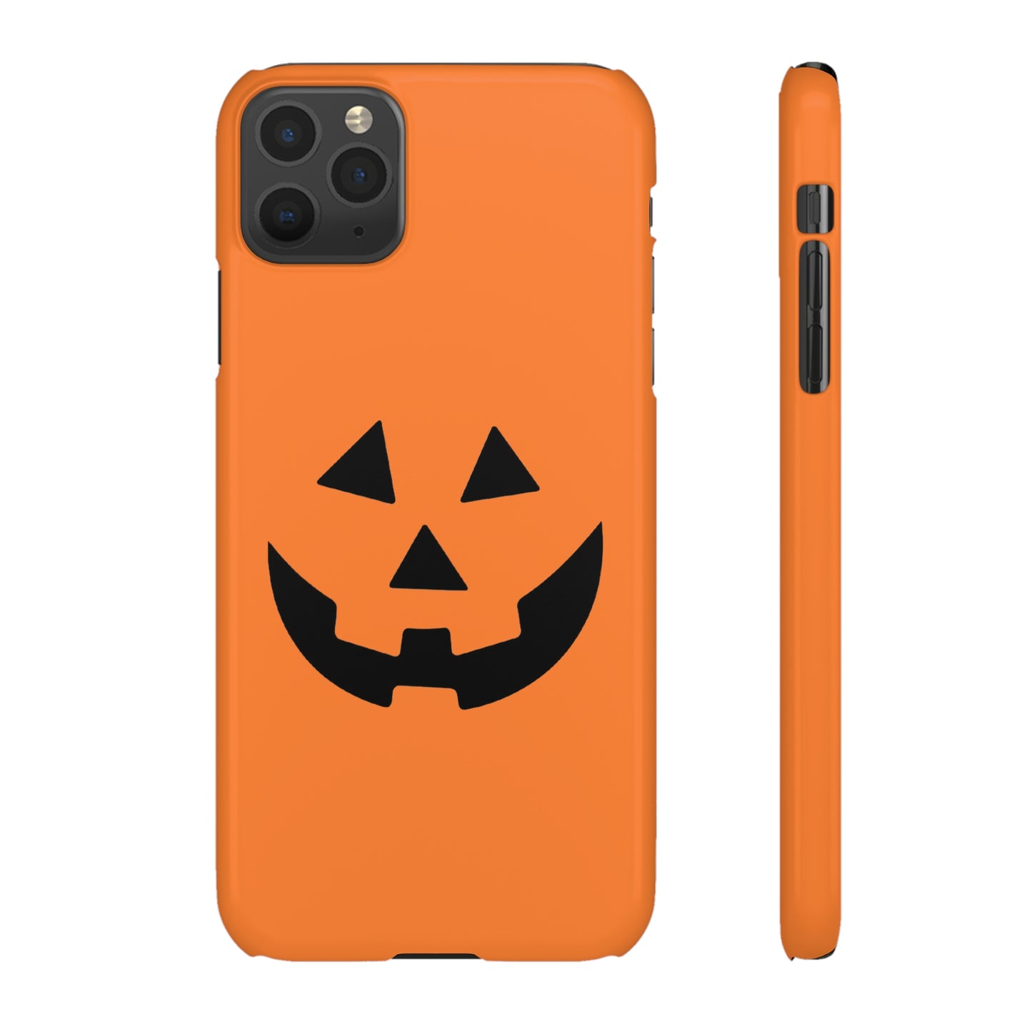 Estuche para teléfono con forma de calabaza tradicional y fundas a presión