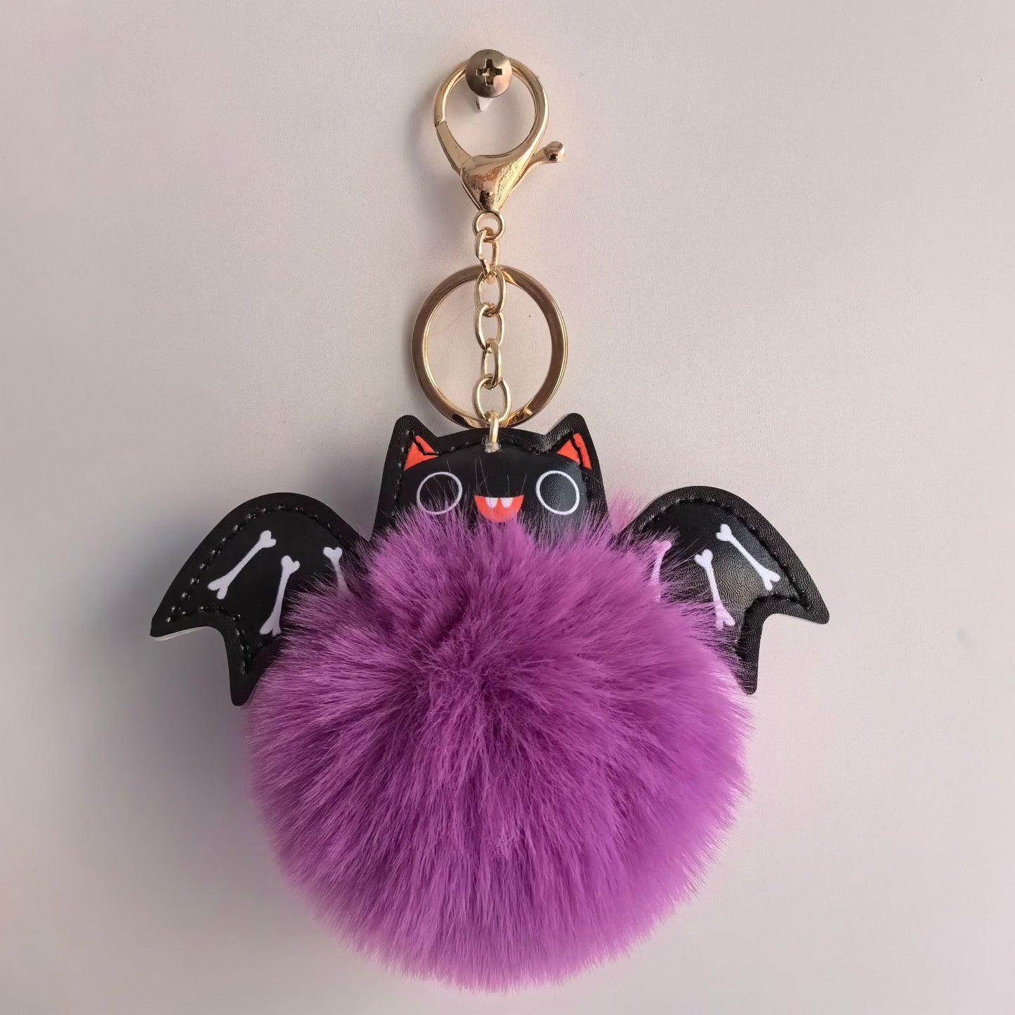 Summer Halloween Keychain Cartoon Leather