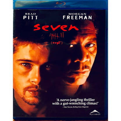 Seven (Blu-ray, 2009) En/Fr Alliance Crimen/Suspenso 1995 Brad Pitt OOP