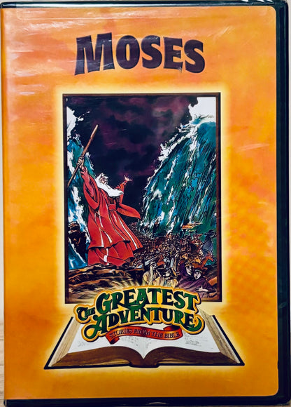 Las grandes aventuras de la Biblia: Moisés (DVD, 1985) Hanna-Barbera NUEVO