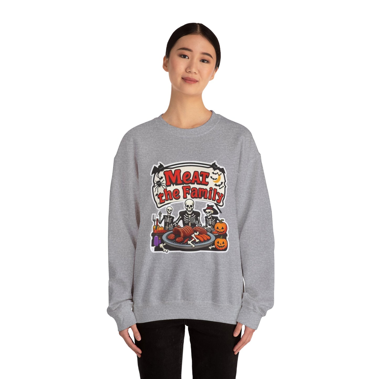 Meat the Family Unisex Heavy Blend™ Crewneck Sweatshirt