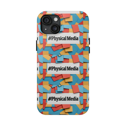 #PhysicalMedia Pattern Tough Phone Case