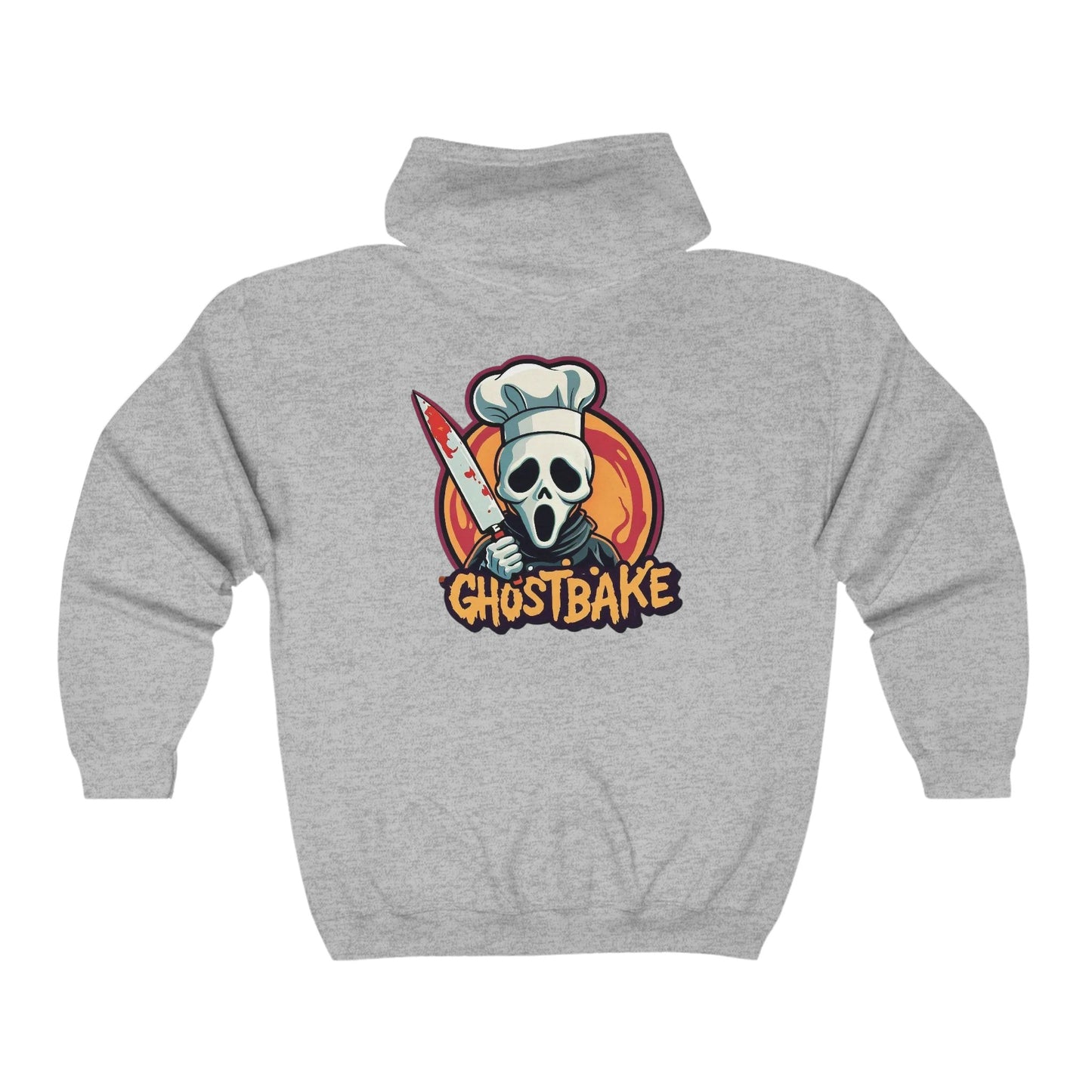 Sudadera unisex con capucha y cremallera completa Heavy Blend™ de Ghostbake