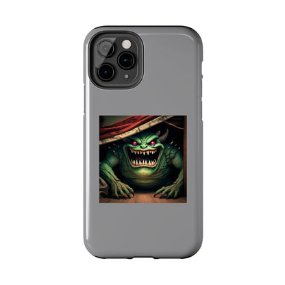 Sock Thief Monster Under the Bed Design Tough Phone Cases