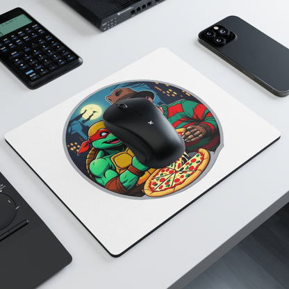 A Pizza Party on Elm Street (Design 2) Rectangular Mouse Pad