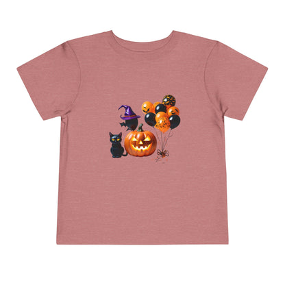 Halloween Scene Toddler Short Sleeve Tee