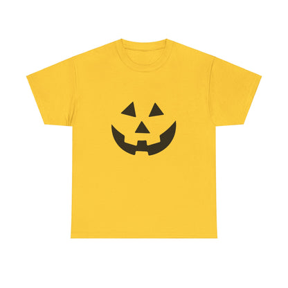 Camiseta unisex de algodón grueso con la tradicional calabaza de Halloween