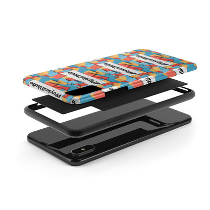 #PhysicalMedia Pattern Tough Phone Case