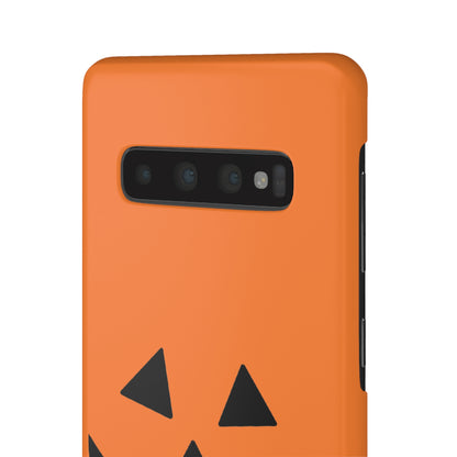 Estuche para teléfono con forma de calabaza tradicional y fundas a presión