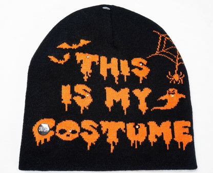 Halloween Horror Expression Luminescent Lamp Knitted Hat