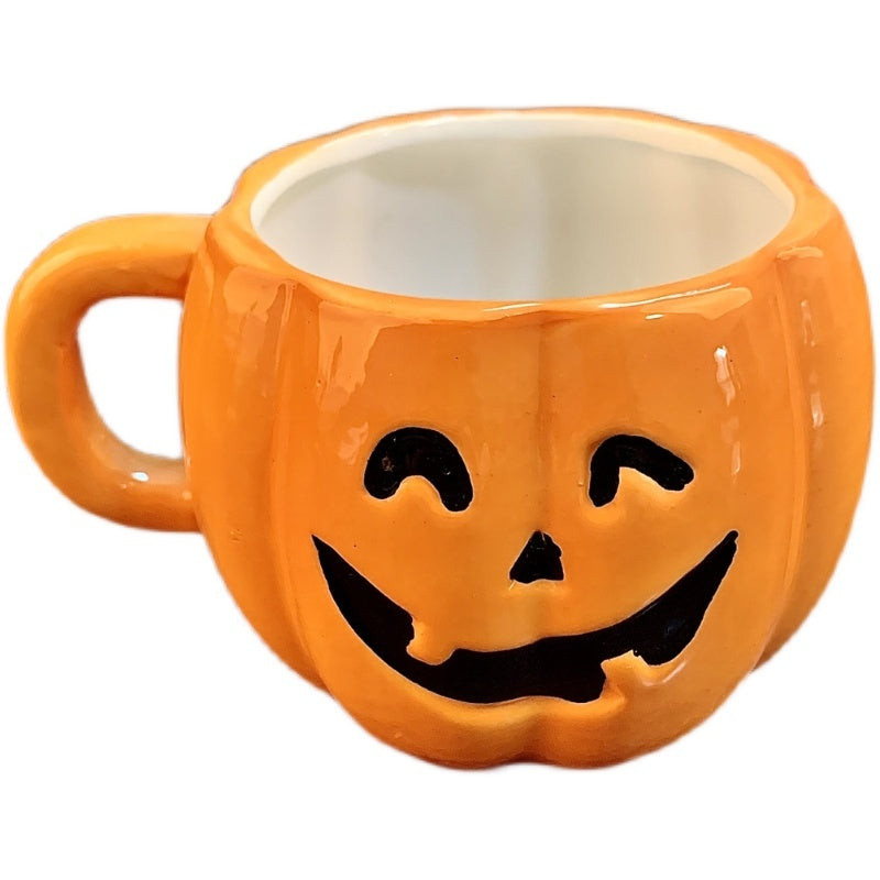 Ceramic Halloween Pumpkin Mug Cup