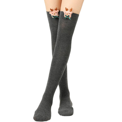 Christmas Doll Over-the-knee Stockings