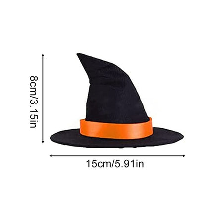 Conjunto de capa y sombrero de Halloween para mascotas, bonito disfraz para perros, ropa de cosplay para fiesta de Halloween para mascotas, decoración para gatos, capa para festivales