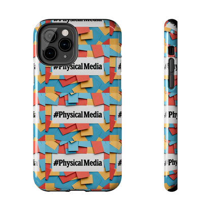 #PhysicalMedia Pattern Tough Phone Case