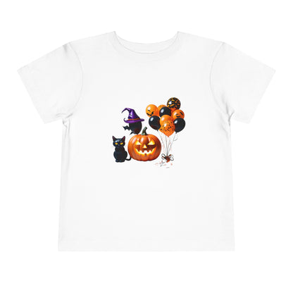 Halloween Scene Toddler Short Sleeve Tee