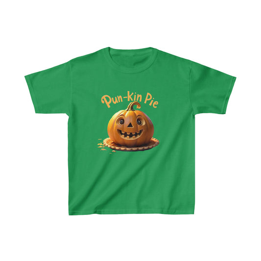 Camiseta de algodón pesado para niños con diseño de pastel Pun-Kin