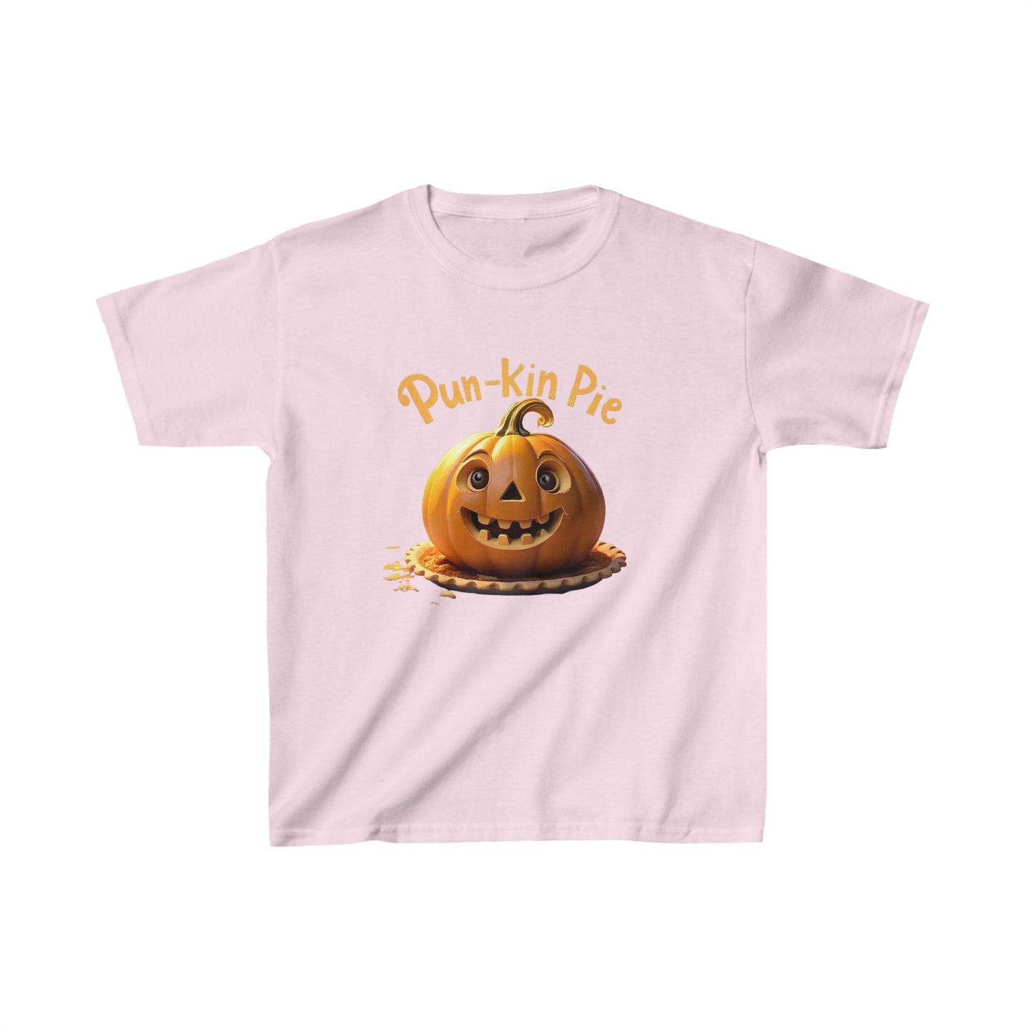 Pun-Kin Pie Design Kids Heavy Cotton™ Tee