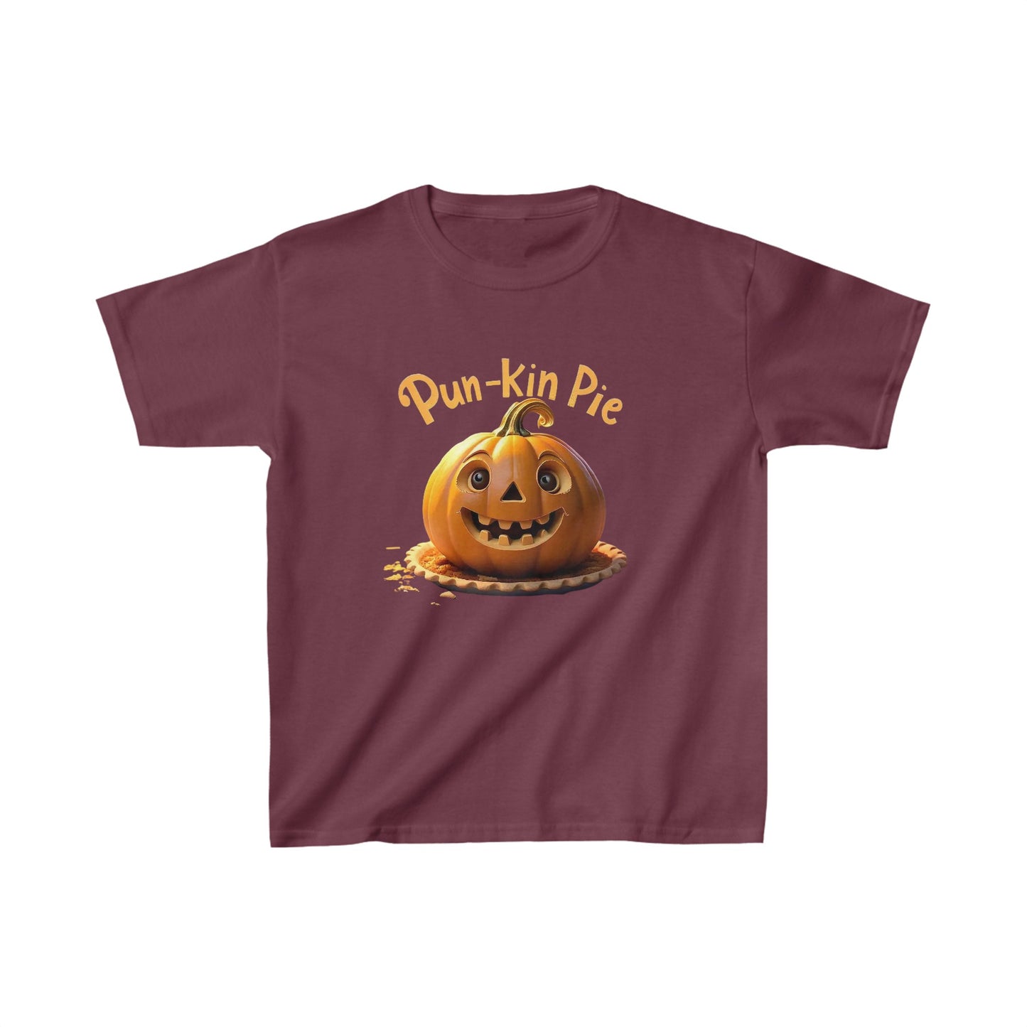 Pun-Kin Pie Design Kids Heavy Cotton™ Tee