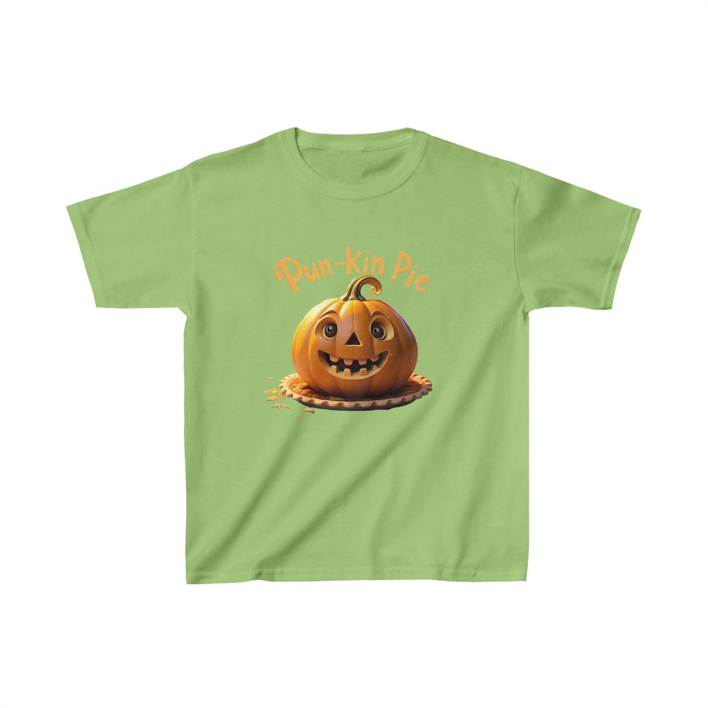 Pun-Kin Pie Design Kids Heavy Cotton™ Tee