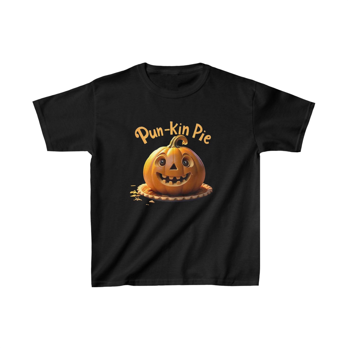 Pun-Kin Pie Design Kids Heavy Cotton™ Tee