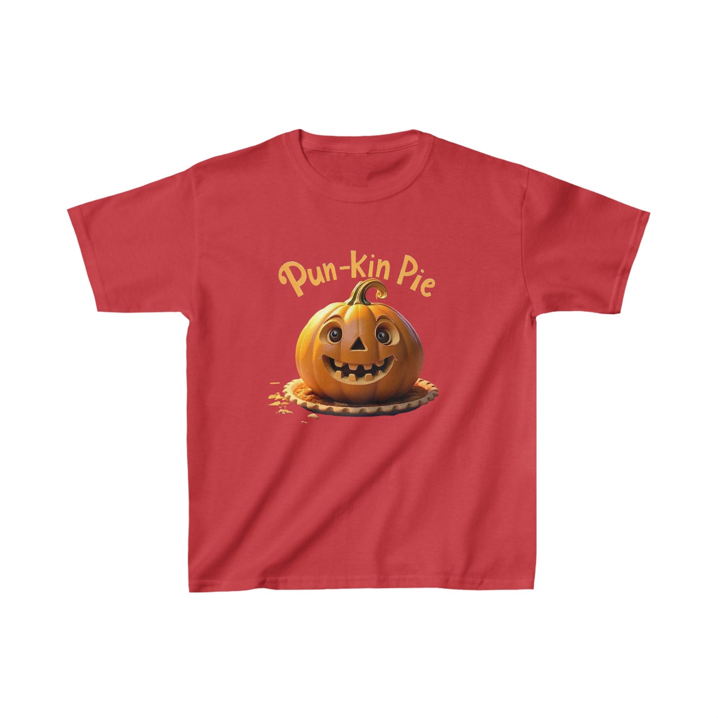 Pun-Kin Pie Design Kids Heavy Cotton™ Tee