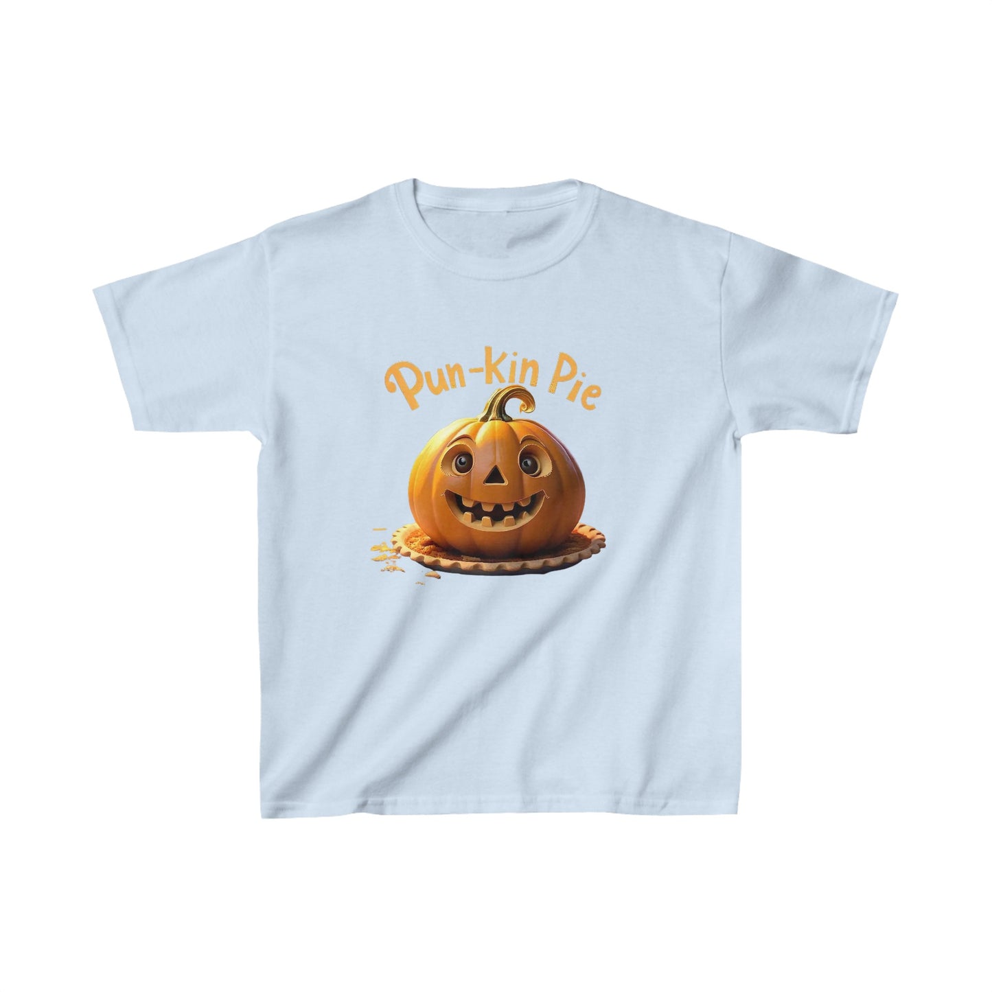 Pun-Kin Pie Design Kids Heavy Cotton™ Tee