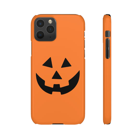 Estuche para teléfono con forma de calabaza tradicional y fundas a presión