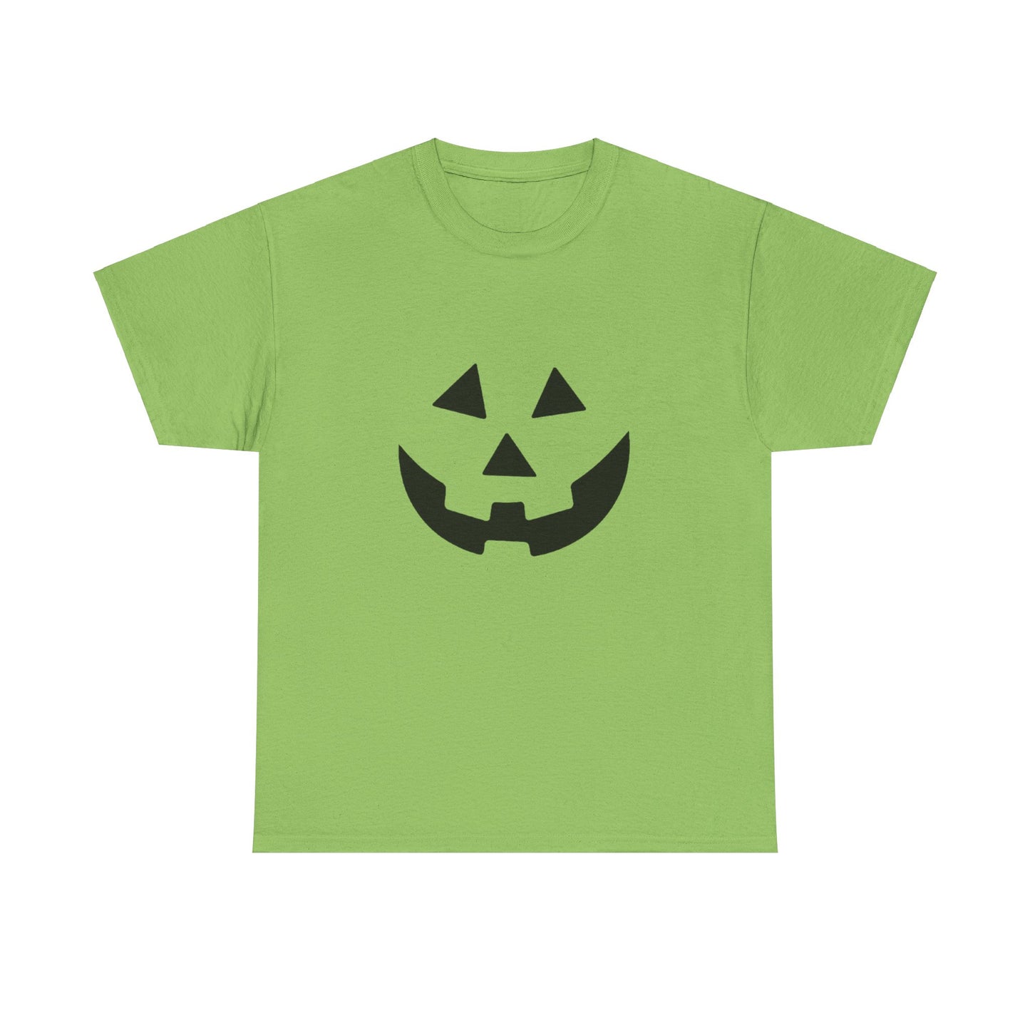 Camiseta unisex de algodón grueso con la tradicional calabaza de Halloween