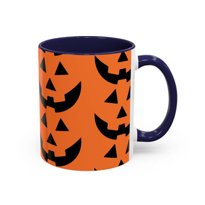 Traditional Jack-o'-Lantern Accent Coffee Mug (11, 15oz)